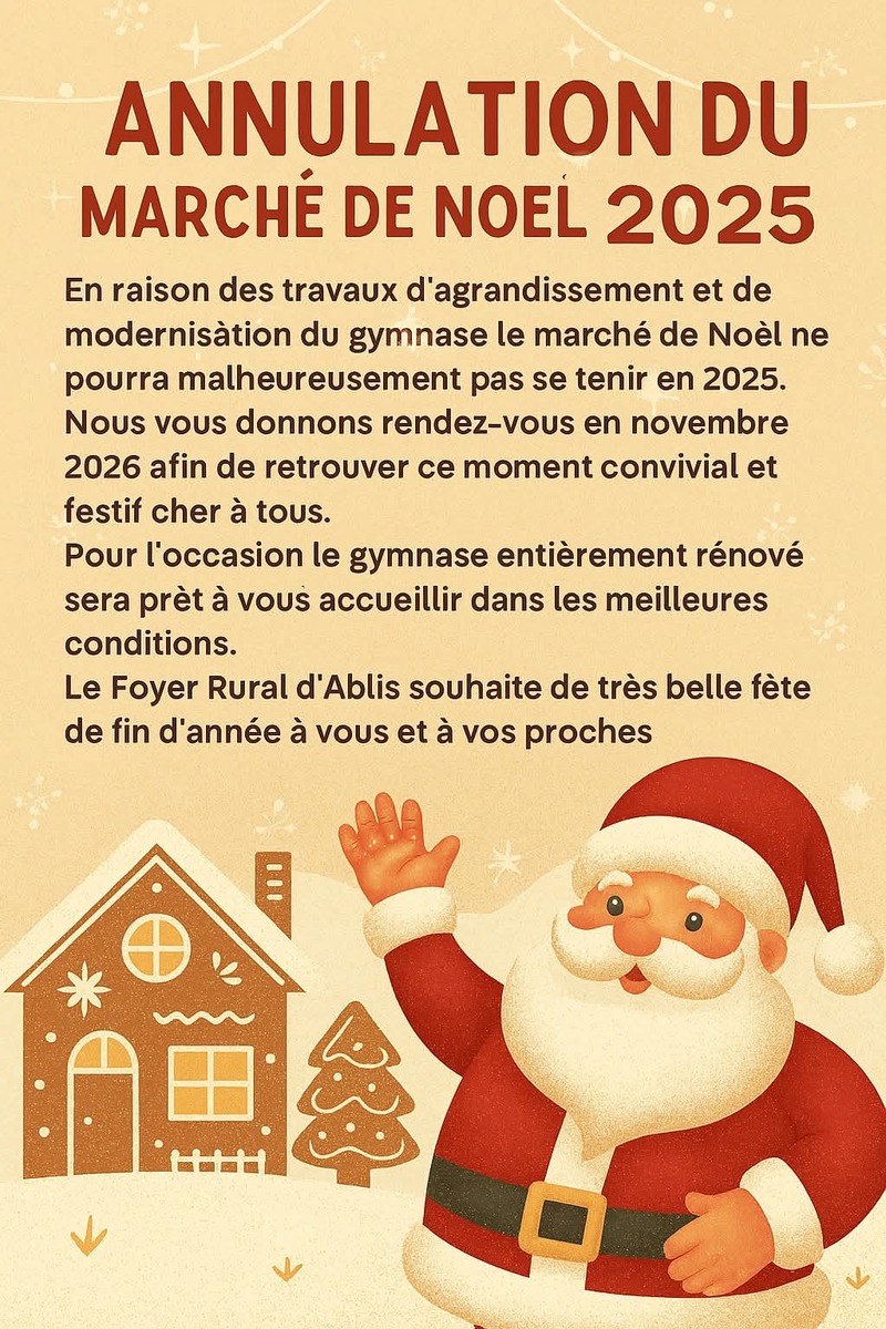 Marché de Noël 2025 d'Ablis