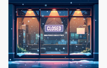 ANNULATION DES COURS DE FITNESS – MERCREDI 7 JANVIER 2026